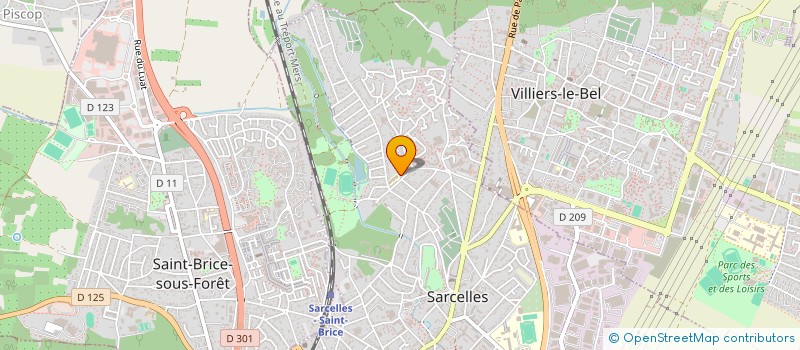 localisation de l'entreprise SCI HAMZA à SARCELLES