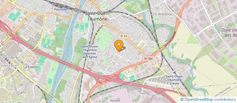 localisation de l'entreprise SCI HAMZA/HAMADOUCHE  SAINT-OUEN-L'AUMONE