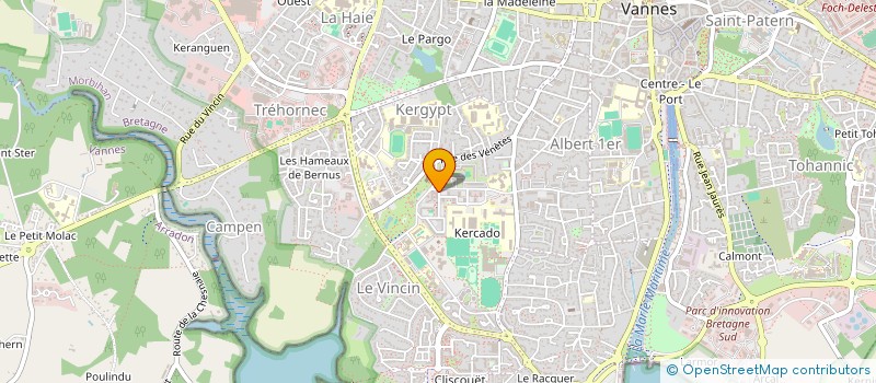 localisation de l'entreprise SCI HAN à VANNES