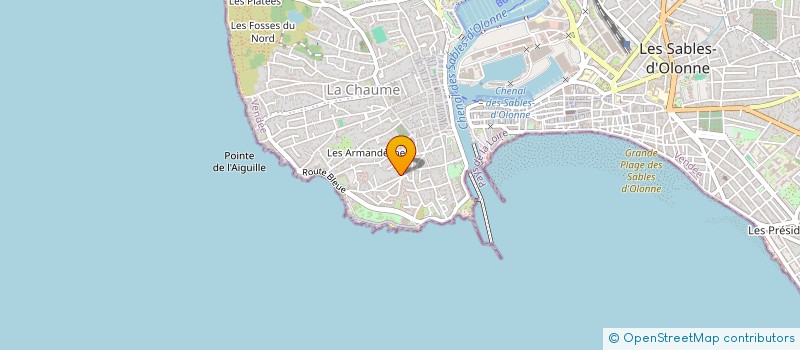 localisation de l'entreprise SCI HANA à LES SABLES D'OLONNE