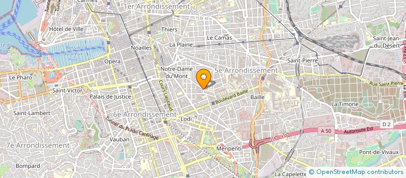 localisation de l'entreprise SCI HANA  MARSEILLE
