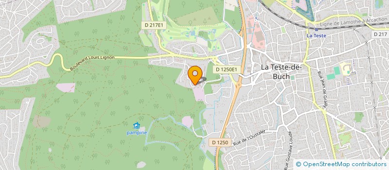 localisation de l'entreprise SCI HANA à LA TESTE-DE-BUCH