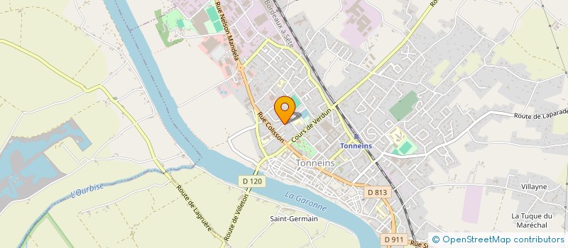 localisation de l'entreprise SCI HANA  TONNEINS