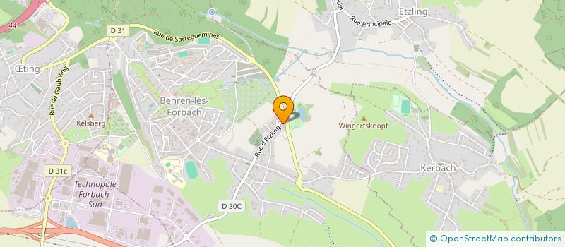 localisation de l'entreprise SCI HANA IMMO  KERBACH