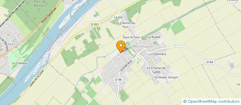 localisation de l'entreprise SCI HANAE  MONTLIVAULT