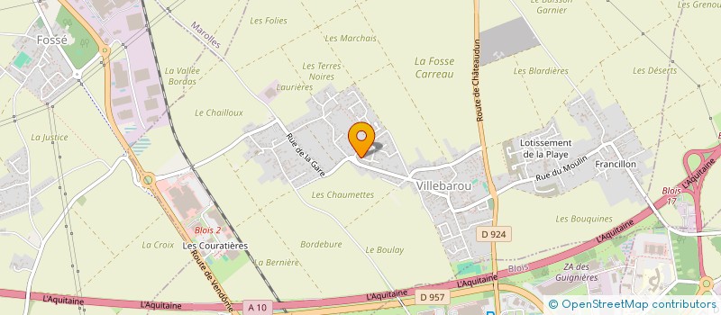 localisation de l'entreprise SCI HANAILMA  VILLEBAROU