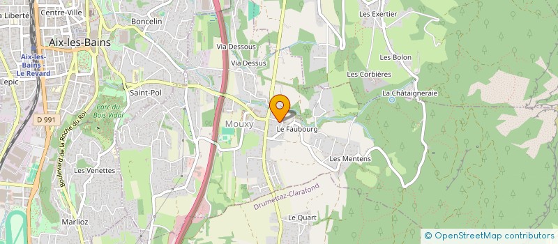 localisation de l'entreprise SCI HANAMI  MOUXY