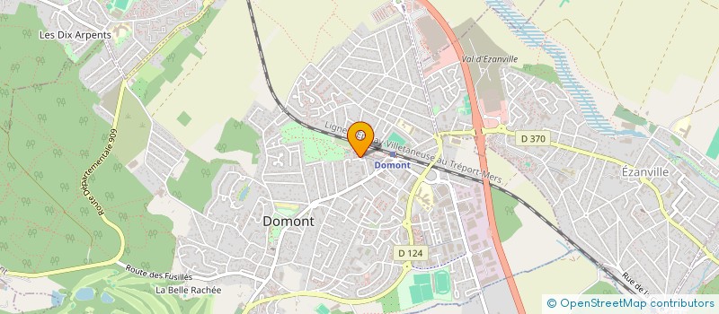 localisation de l'entreprise SCI HANANIA  DOMONT