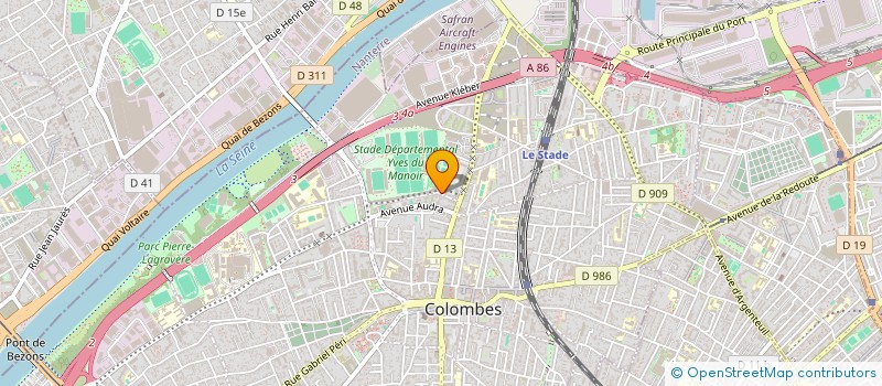 localisation de l'entreprise SCI HANASEYA à COLOMBES