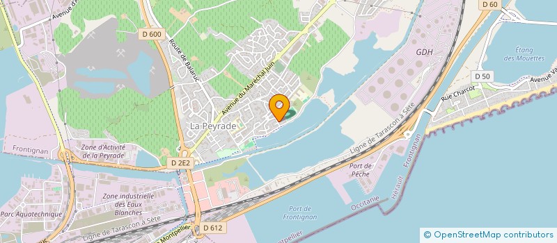 localisation de l'entreprise SCI HANATOUR à FRONTIGNAN