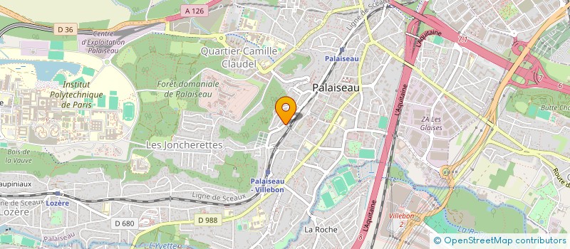 localisation de l'entreprise SCI HANAUER à PALAISEAU