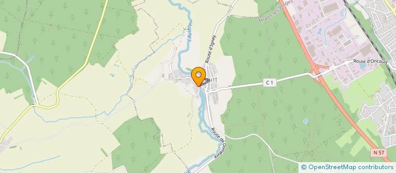 localisation de l'entreprise SCI HANCLOT  THAON-LES-VOSGES