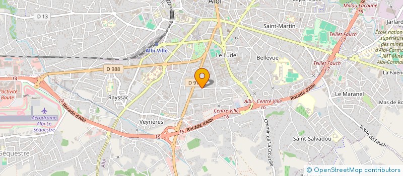 localisation de l'entreprise SCI HAND IN GLOVE à ALBI