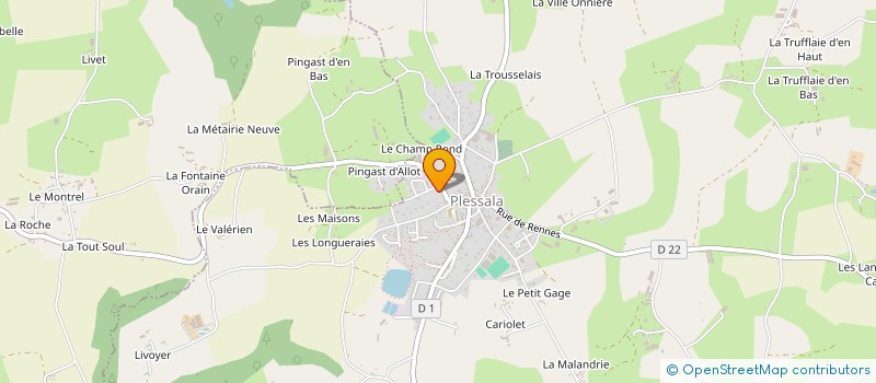 localisation de l'entreprise SCI HANDAYE OLIVIER ET MARYLINE  LE MENE