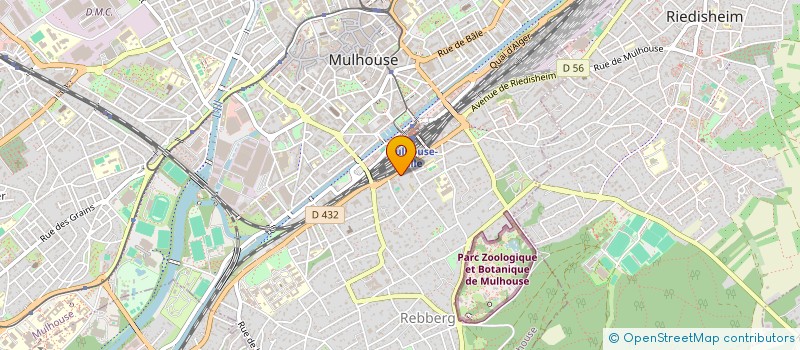 localisation de l'entreprise SCI HANDIA  MULHOUSE