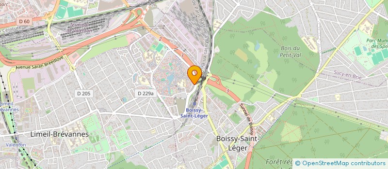 localisation de l'entreprise SCI HANDRO à BOISSY-SAINT-LEGER