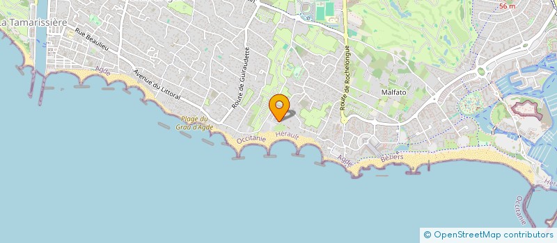 localisation de l'entreprise SCI HANG LOC  AGDE