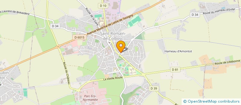 localisation de l'entreprise SCI HANGARD  SAINT-ROMAIN-DE-COLBOSC