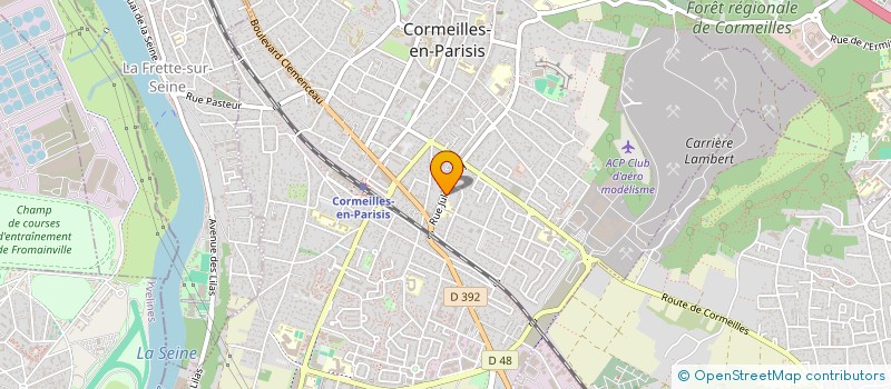 localisation de l'entreprise SCI HANGARD VAILLANT IMMOBILIER  CORMEILLES-EN-PARISIS