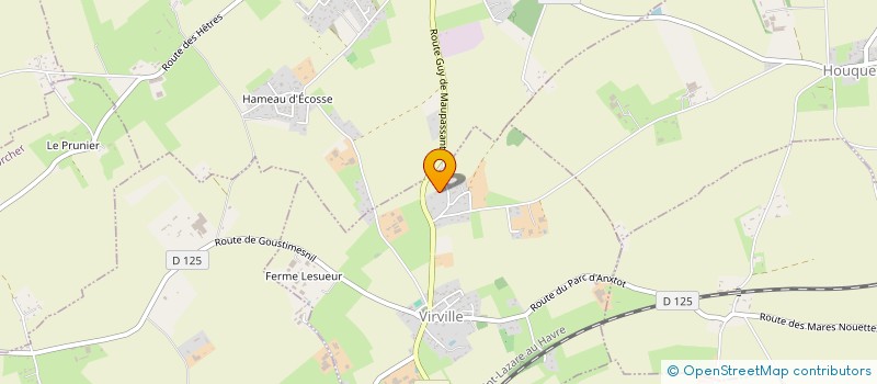 localisation de l'entreprise SCI HANGARDS  VIRVILLE