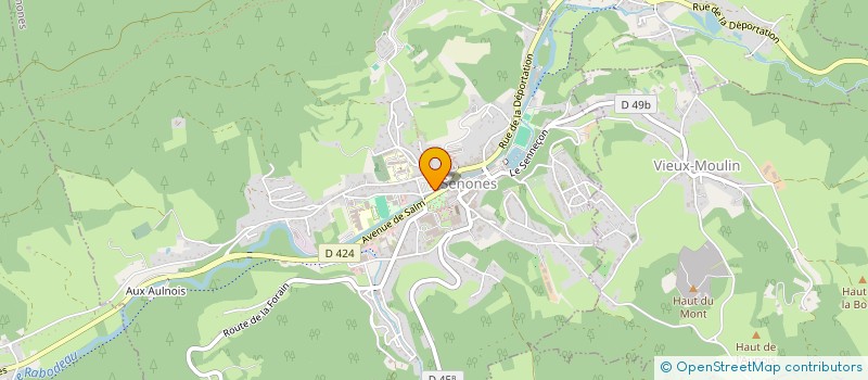 localisation de l'entreprise SCI HANGE  SENONES