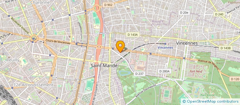 localisation de l'entreprise SCI HANJUVI à SAINT-MANDE