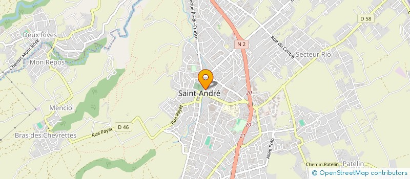 localisation de l'entreprise SCI HANNA à SAINT-ANDRE