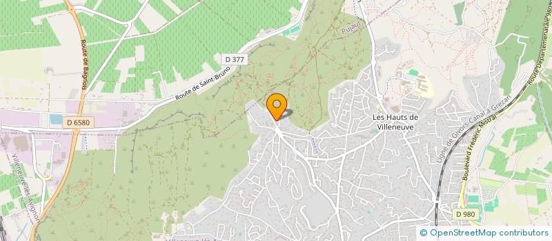 localisation de l'entreprise SCI HANNA  VILLENEUVE-LES-AVIGNON