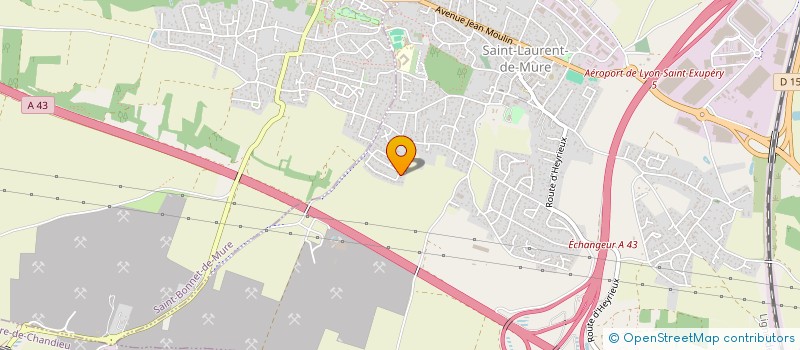 localisation de l'entreprise SCI HANNA ET CIE  SAINT-LAURENT-DE-MURE