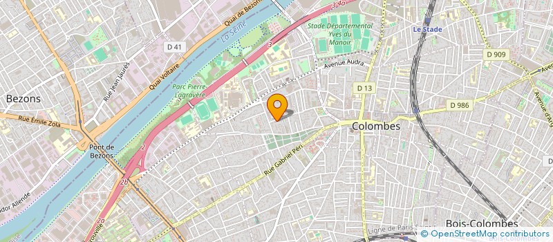 localisation de l'entreprise SCI HANNAN BANASSE à COLOMBES