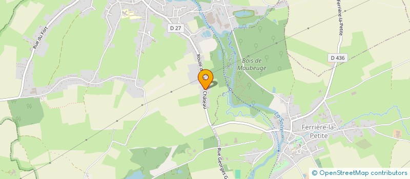 localisation de l'entreprise SCI HANNECART  ROUSIES