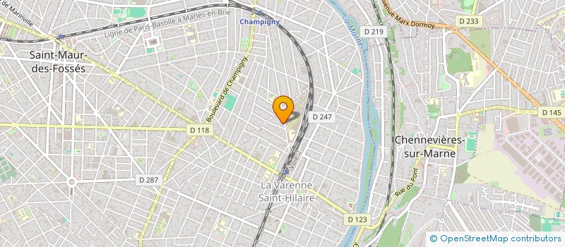 localisation de l'entreprise SCI HANOUTI à SAINT-MAUR-DES-FOSSES