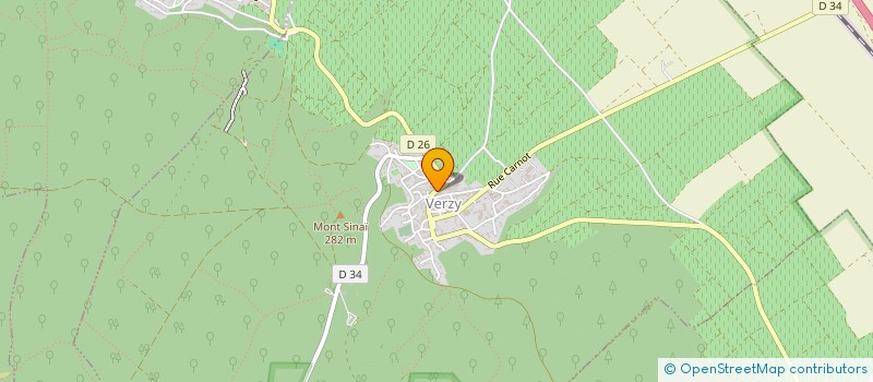 localisation de l'entreprise SCI HANREZ  VERZY