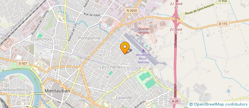 localisation de l'entreprise SCI HANS  MONTAUBAN