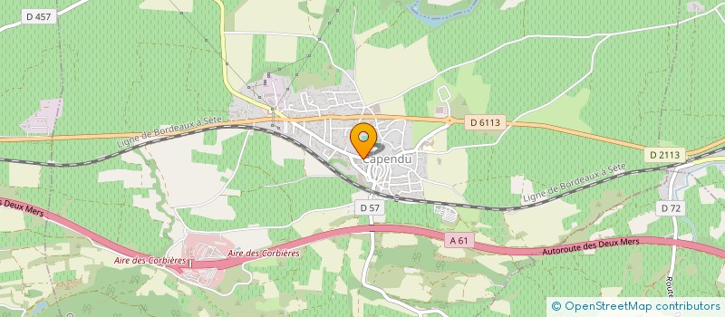 localisation de l'entreprise SCI HANSA  CAPENDU