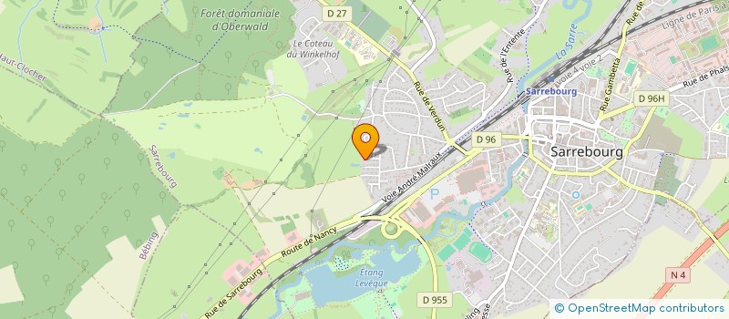 localisation de l'entreprise SCI HANSCH à SARREBOURG
