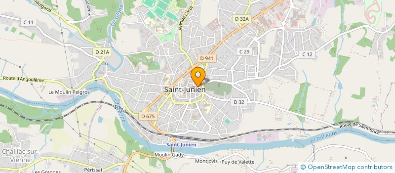 localisation de l'entreprise SCI HANSE à SAINT-JUNIEN