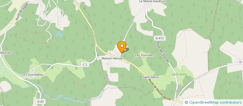 localisation de l'entreprise SCI HANSEL ET GRETEL à BOUEX
