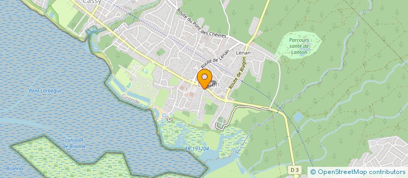 localisation de l'entreprise SCI HANSSOU  LANTON