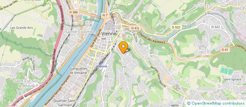 localisation de l'entreprise SCI HANTOU  VIENNE