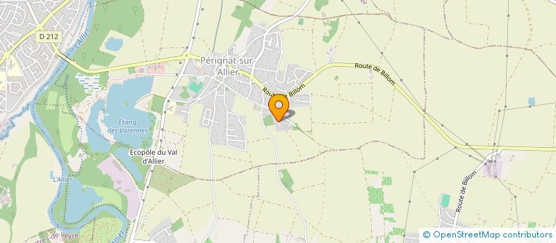 localisation de l'entreprise SCI HANX  PERIGNAT-SUR-ALLIER