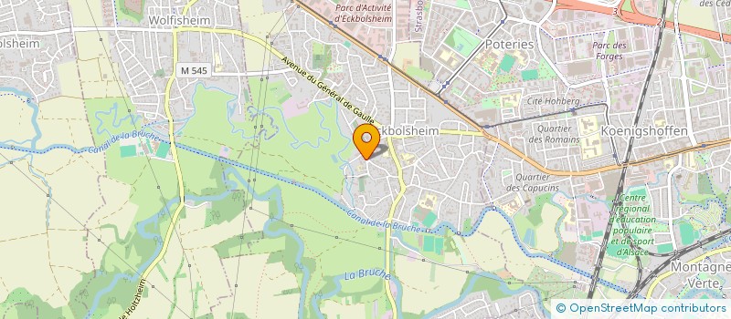 localisation de l'entreprise SCI HANZEL'S PLATZEL  ECKBOLSHEIM