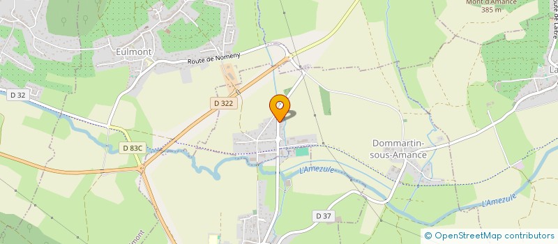 localisation de l'entreprise SCI HANZENNE  DOMMARTIN-SOUS-AMANCE