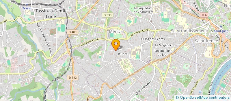 localisation de l'entreprise SCI HAOI  LYON