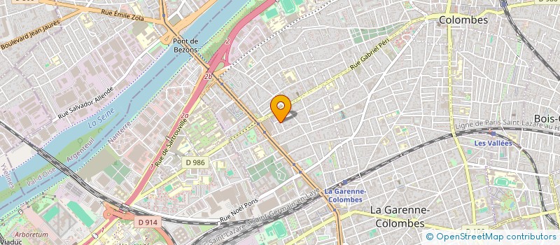 localisation de l'entreprise SCI HAOLAIDO à COLOMBES