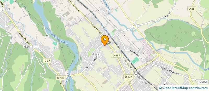 localisation de l'entreprise SCI HAOUT  ASSAT