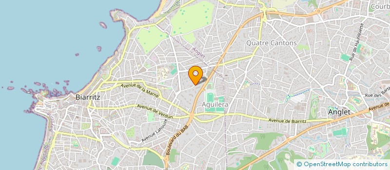 localisation de l'entreprise SCI HAOUTH à BIARRITZ