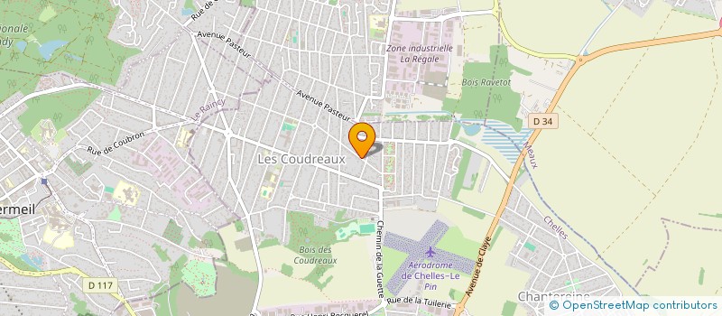 localisation de l'entreprise SCI HAP  CHELLES