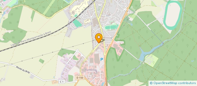 localisation de l'entreprise SCI HAPI  RAMBOUILLET