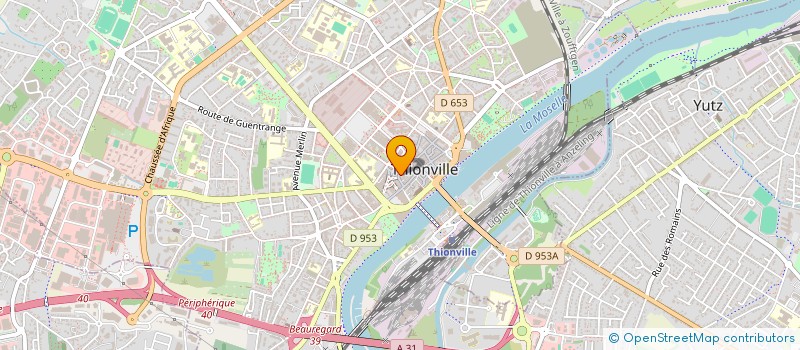 localisation de l'entreprise SCI HAPI à THIONVILLE